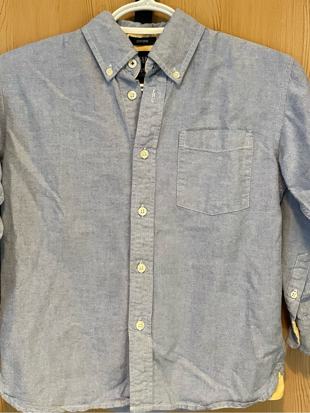 GAP Kids Long Sleeve Oxford Button-Down Shirt